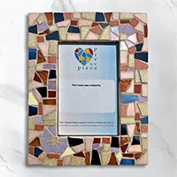 Mosaic art kit, 'Make Memories'  - DIY Mosaic Photo Frame Art Kit