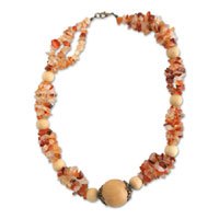 Agate necklace,
