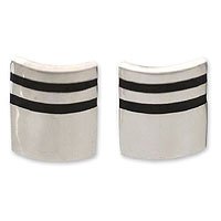 Sterling silver cufflinks,
