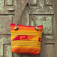 Wool tote bag,