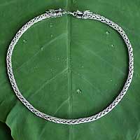 Sterling silver chain necklace,