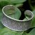 Sterling silver cuff bracelet, 'Tropical' - Sterling silver cuff bracelet thumbail