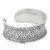 Sterling silver cuff bracelet, 'Tropical' - Sterling silver cuff bracelet (image 2a) thumbail