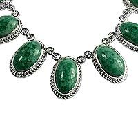 Jade pendant necklace,