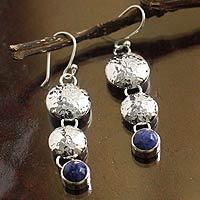 Sodalite dangle earrings,