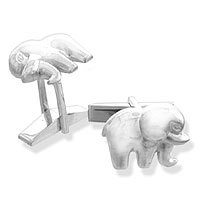 Sterling silver cufflinks,
