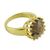 Vermeil smoky quartz single stone ring, 'Spell of Endurance' - Faceted 4 Ct Smoky Quartz and Vermeil Ring from India (image 2a) thumbail