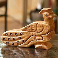 Mahogany puzzle box,