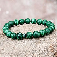 Beaded stretch bracelet,