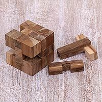 Teakwood puzzle,