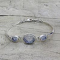 Rainbow moonstone pendant bracelet,
