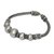 Sterling silver braided bracelet, 'Thai Moons' - Artisan Jewelry Sterling Silver Chain Bracelet (image 2a) thumbail