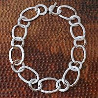 Sterling silver chain necklace,