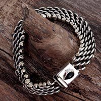 Onyx wristband bracelet,