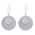 Sterling silver dangle earrings, 'Huancayo Sun' - Contemporary Andean Earrings in Sterling Silver Filigree (image 2a) thumbail
