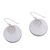 Sterling silver dangle earrings, 'Huancayo Sun' - Contemporary Andean Earrings in Sterling Silver Filigree (image 2b) thumbail