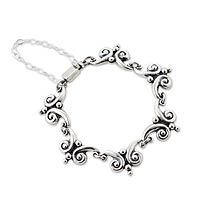 Silver link bracelet,