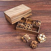 Wood puzzles,