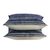 Cotton batik cushion covers, 'Hmong Energy' (pair) - Thai Artisan Crafted Blue Batik Cotton Pillow Covers (pair) (image 2b) thumbail