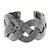 Sterling silver cuff bracelet, 'Lanna Magnificence' - Sterling Silver Cuff Bracelet from Thai Artisan (image 2a) thumbail
