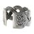 Sterling silver cuff bracelet, 'Lanna Magnificence' - Sterling Silver Cuff Bracelet from Thai Artisan (image 2e) thumbail