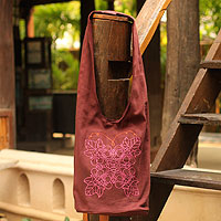 Cotton sling shoulder bag Blossoming Constellation Thailand
