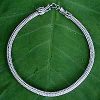 Sterling silver chain necklace,