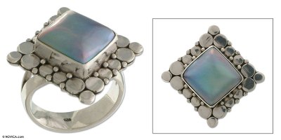 Pearl cocktail ring