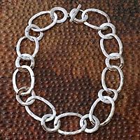Sterling silver chain necklace,