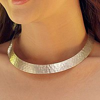 Sterling silver choker,