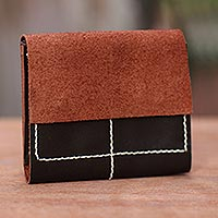 Leather wallet Versatile Dark Brown Indonesia
