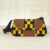 Cotton kente shoulder bag Legacy Ghana