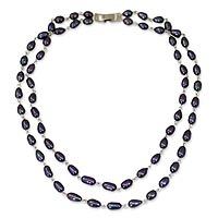Pearl strand necklace,