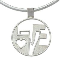 Sterling silver choker,