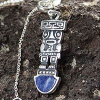 Sodalite pendant necklace,