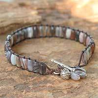 Agate wristband bracelet,