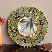 Mohena wood mirror,