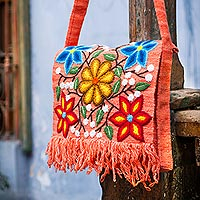 Wool shoulder bag Country Dawn Peru