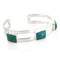 Chrysocolla bracelet,