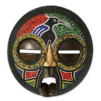 Hausa wood mask Jigida Beauty Ghana