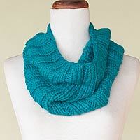 Alpaca blend neck warmer,