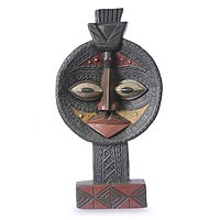 Wood sculpture Bakota Protector Ghana