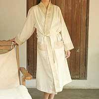 Cotton robe White Chocolate Thailand