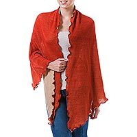 100% alpaca shawl,