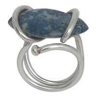 Lapis lazuli cocktail ring,
