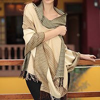 100% alpaca shawl,