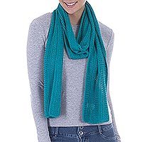 Alpaca blend scarf,