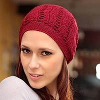 100% alpaca hat,