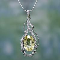 Citrine necklace,