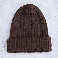 100% alpaca hat,